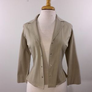 Thalian Khaki Blazer Jacket Size 10